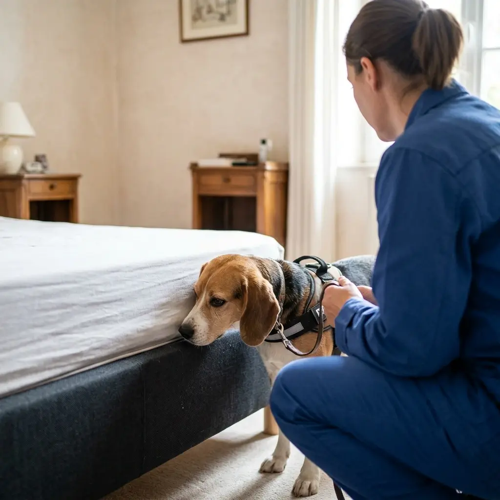 Comment fonctionne la détection canine sur place ?
