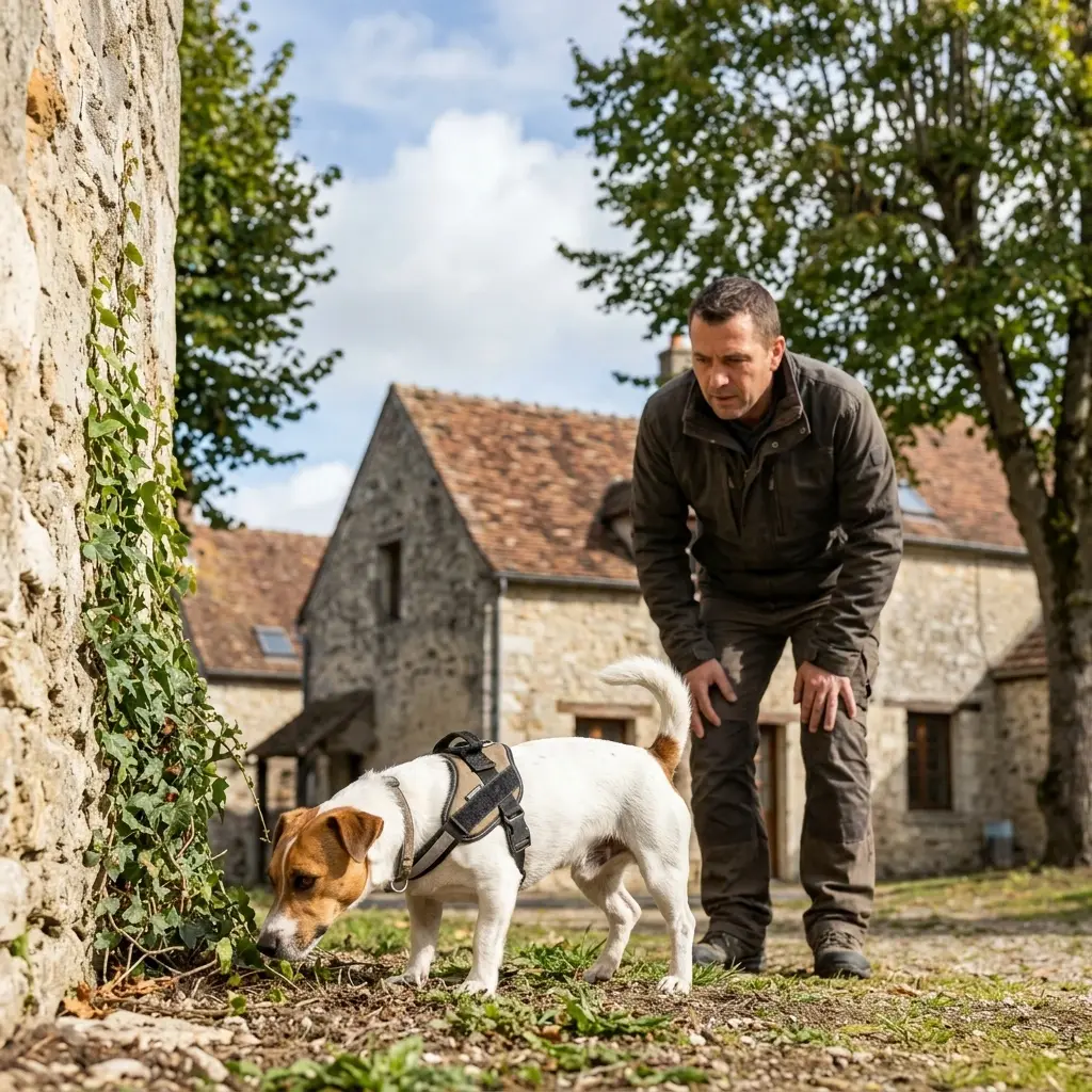Comment se déroule la détection canine à Chartrettes ?
