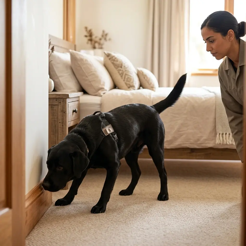 Comment se déroule l'intervention canine à Égreville ?