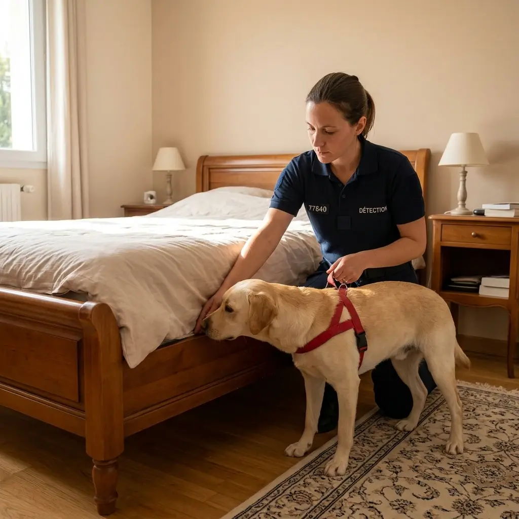 Comment se déroule la recherche canine à Jouarre ?