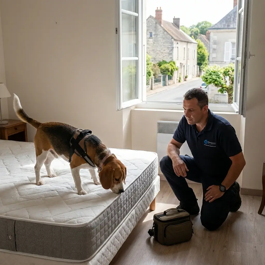 Détection canine punaise de lit Vernou-la-Celle-sur-Seine (77670)