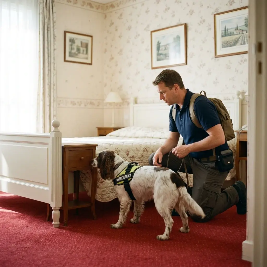 Comment fonctionne la recherche canine sur le terrain ?