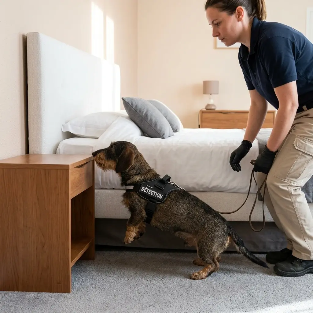 Comment se déroule l'intervention canine à Chessy ?