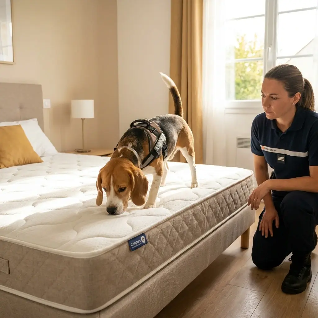 Comment se déroule l'intervention canine à Serris ?