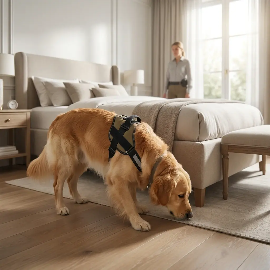Comment se déroule la détection canine à Héricy ?