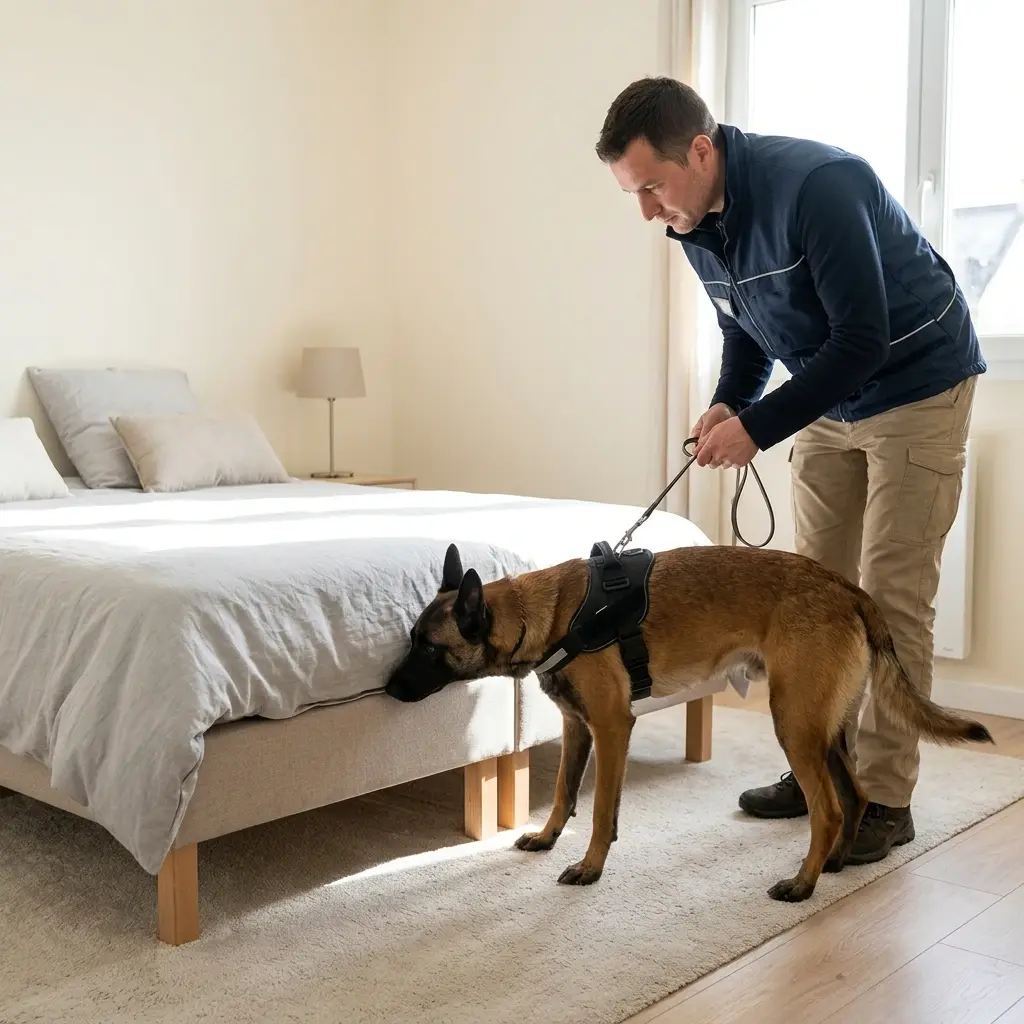 Détection canine punaise de lit Couilly-Pont-aux-Dames (77860)