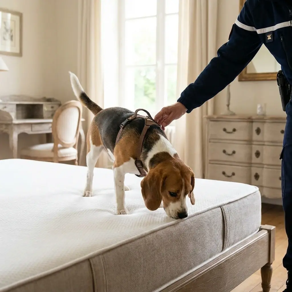 Comment se déroule la détection canine à Quincy-Voisins ?