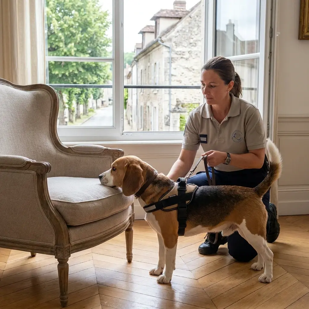 Détection canine punaise de lit Samois-sur-Seine (77920)