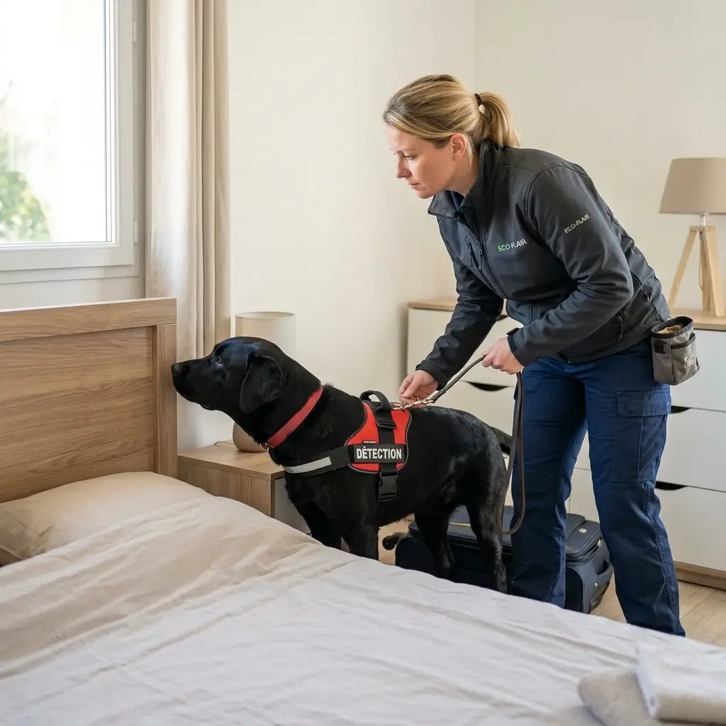 Comment se déroule la détection canine à Rubelles ?