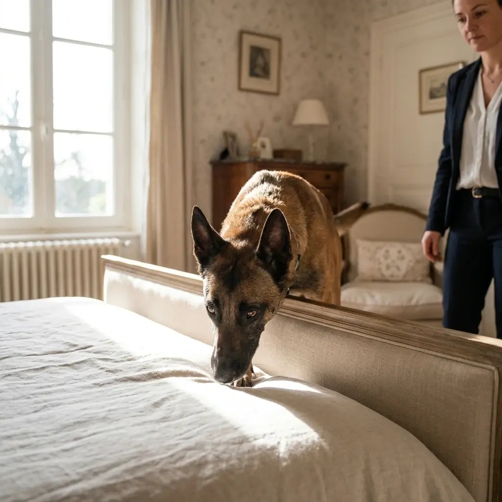 Comment se déroule la détection canine à Rambouillet ?
