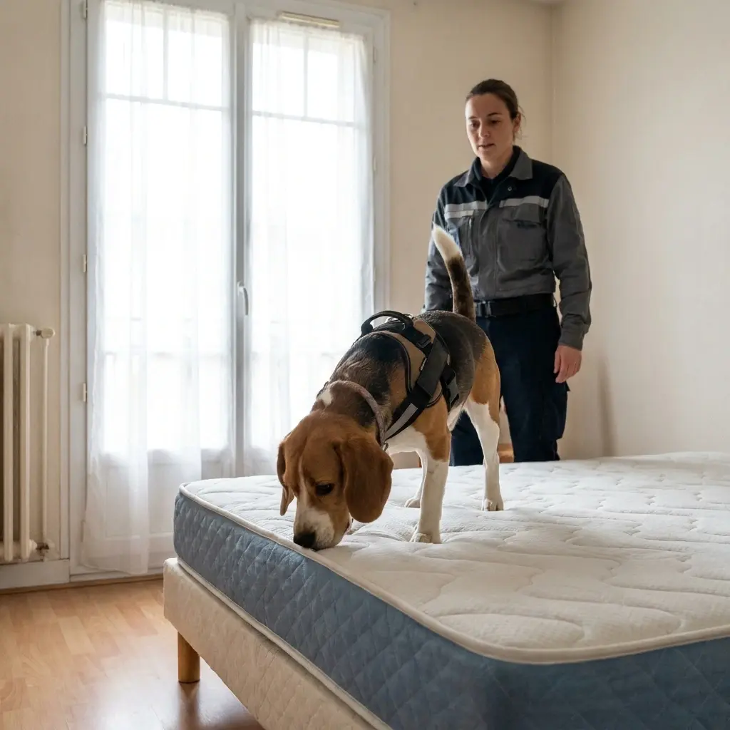 Détection canine punaise de lit Les Mureaux (78130)
