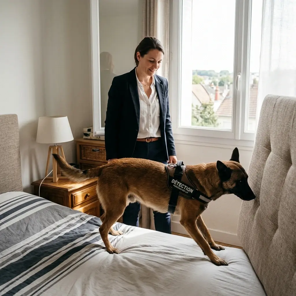 Détection canine punaise de lit Mantes-la-Jolie (78200)