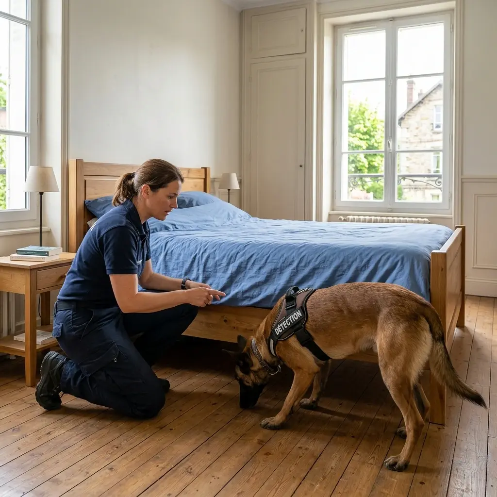 Comment se déroule la détection canine à Viroflay ?