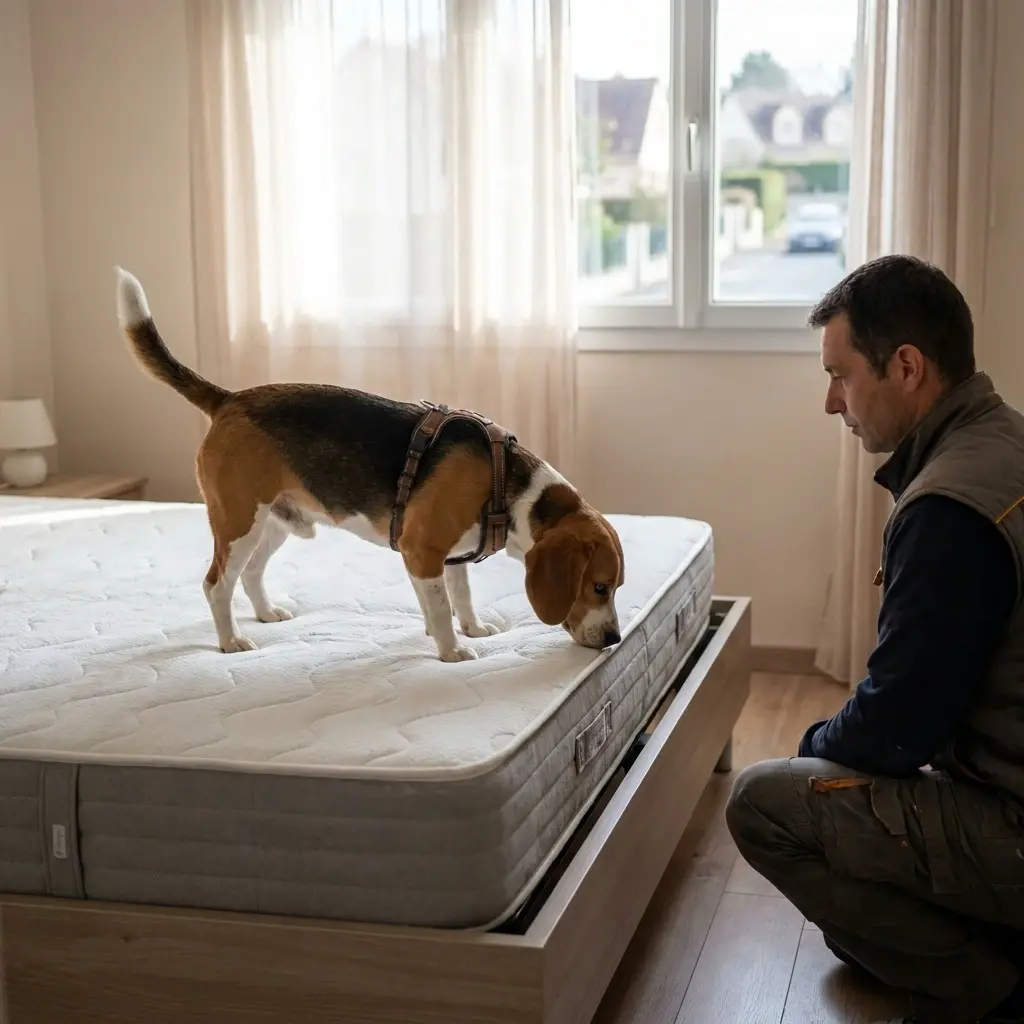 Le fonctionnement de la détection canine sur site