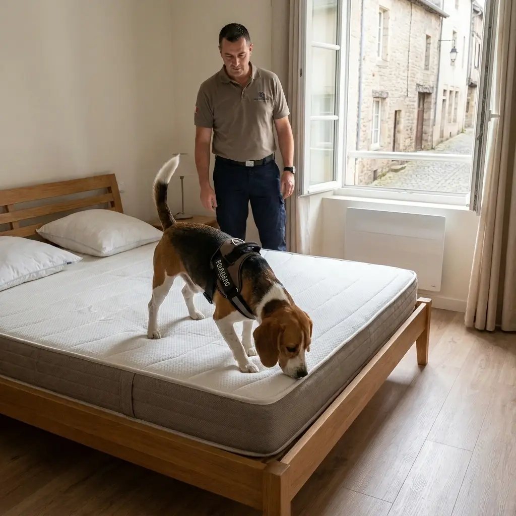 Comment réagir avant l'arrivée du chien expert à Chambourcy ?