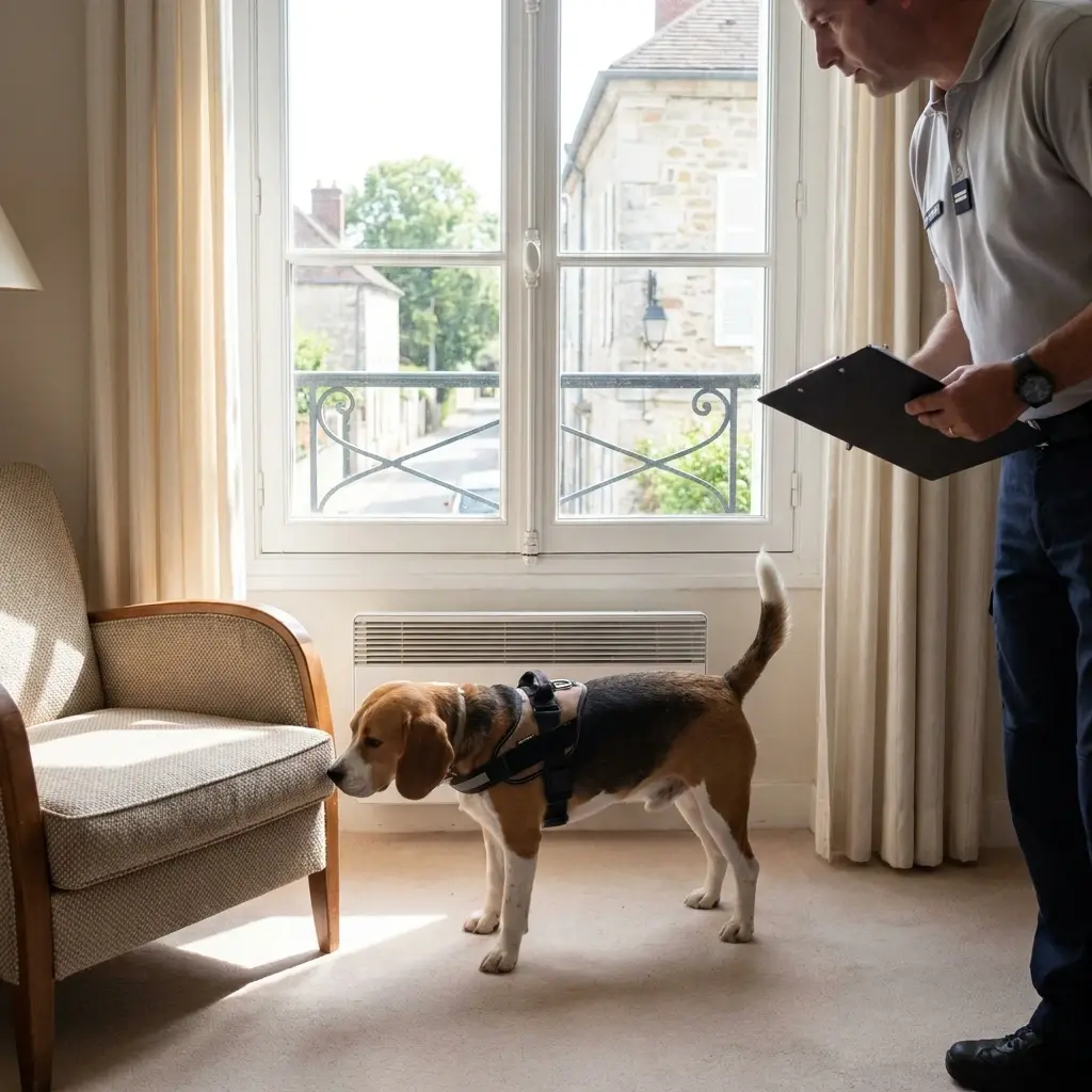 Comment se déroule la détection canine à Chambourcy ?