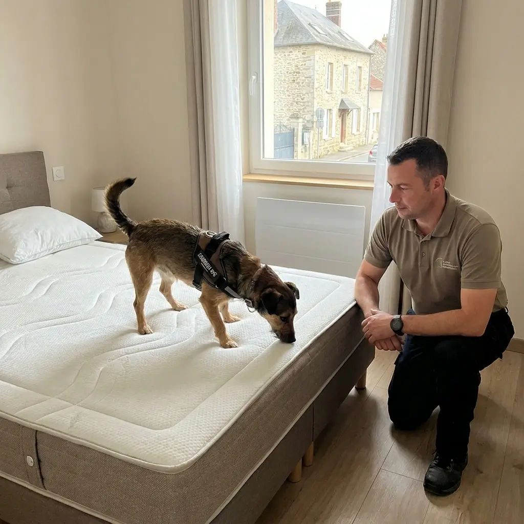 Détection canine punaise de lit Mézy-sur-Seine (78250)