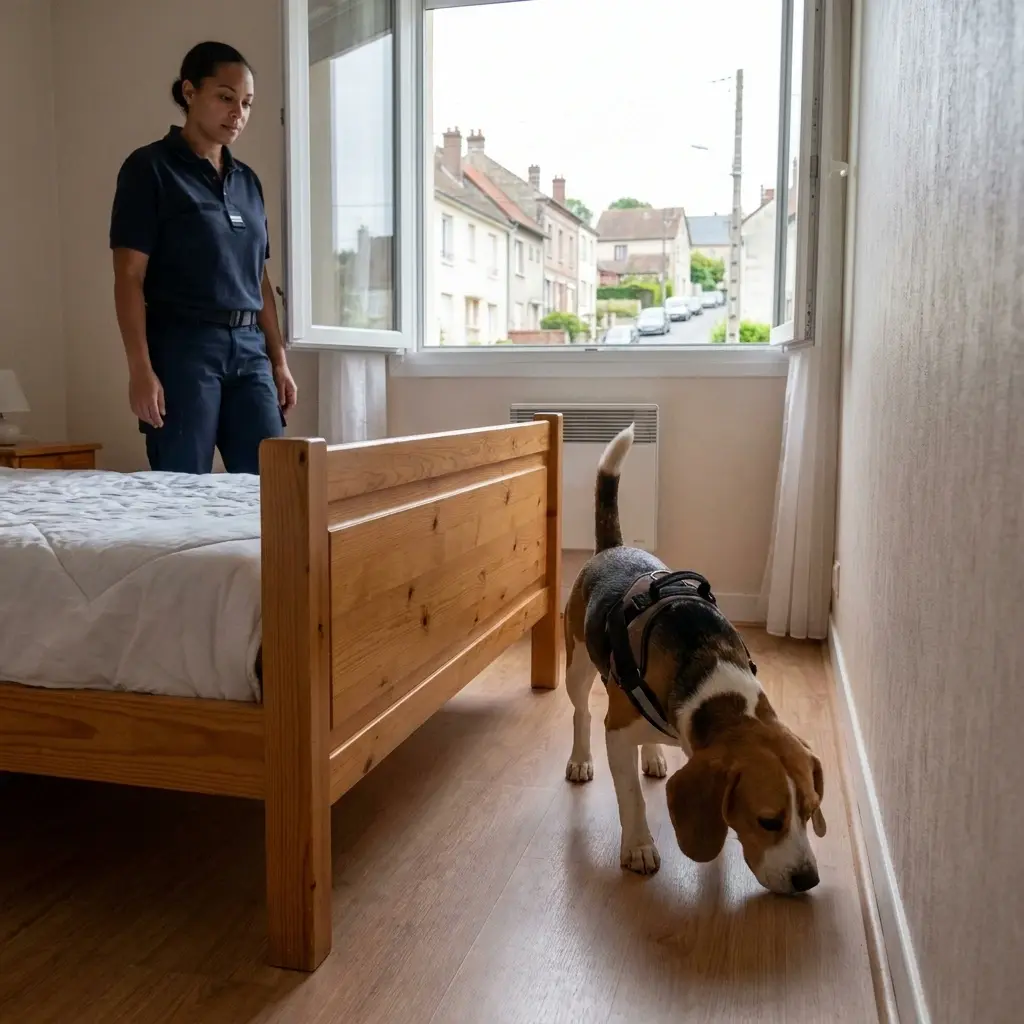 Détection canine punaise de lit Bonnières-sur-Seine (78270)