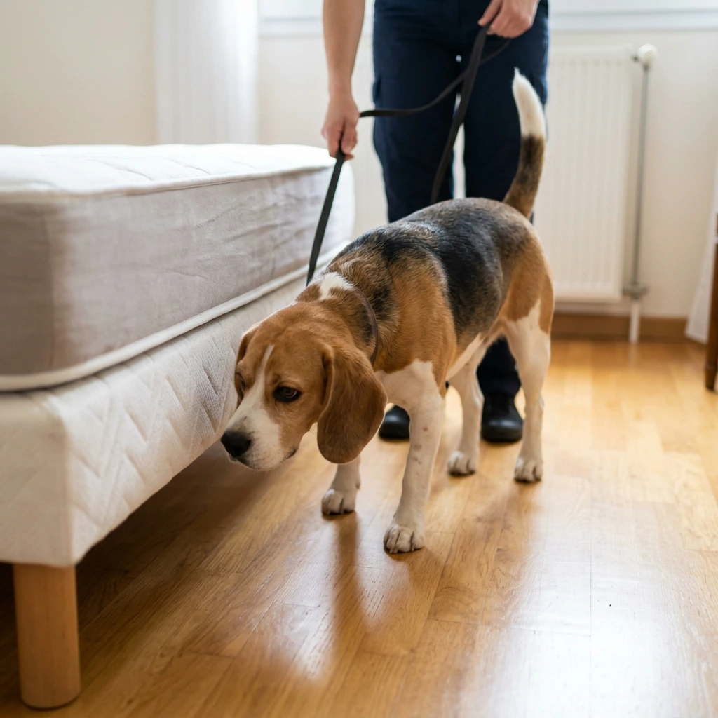Comment se déroule la détection canine à Guyancourt ?
