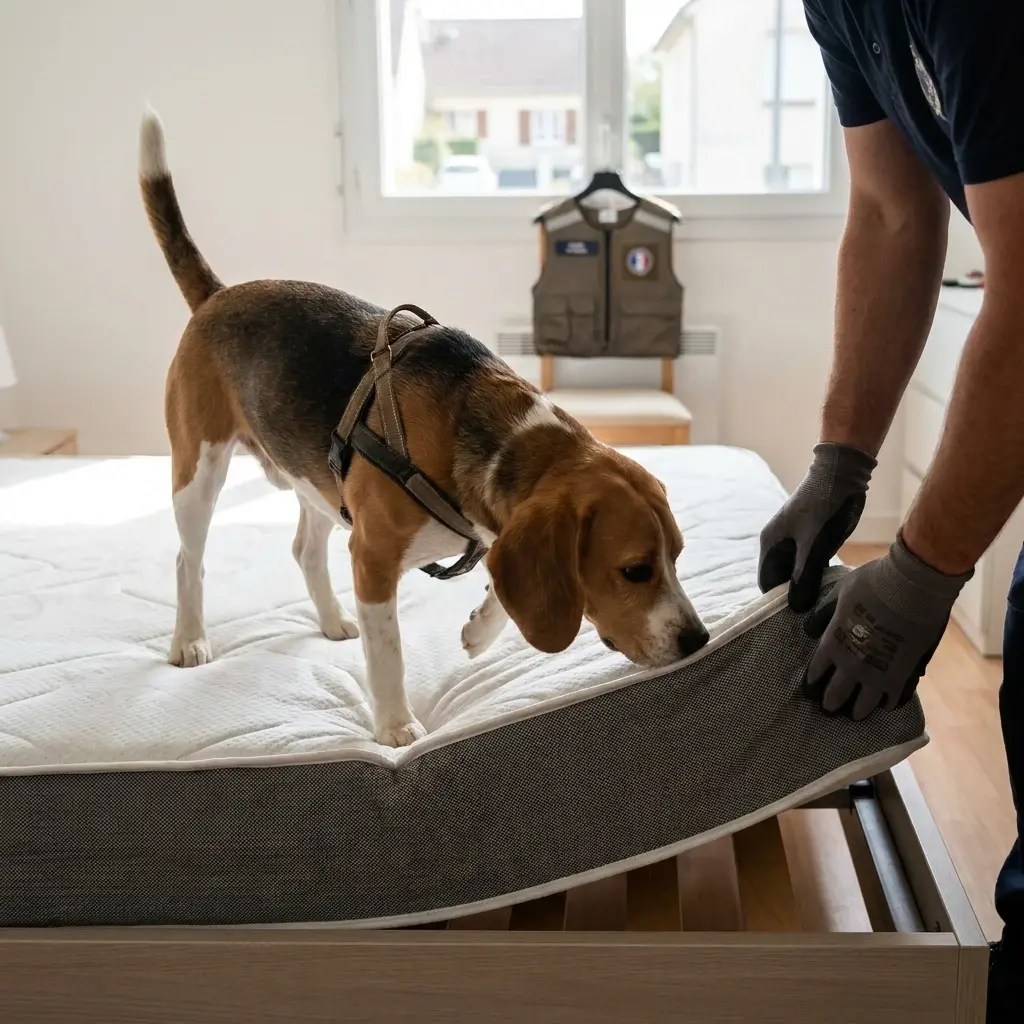 Détection canine punaise de lit La Verrière (78320)