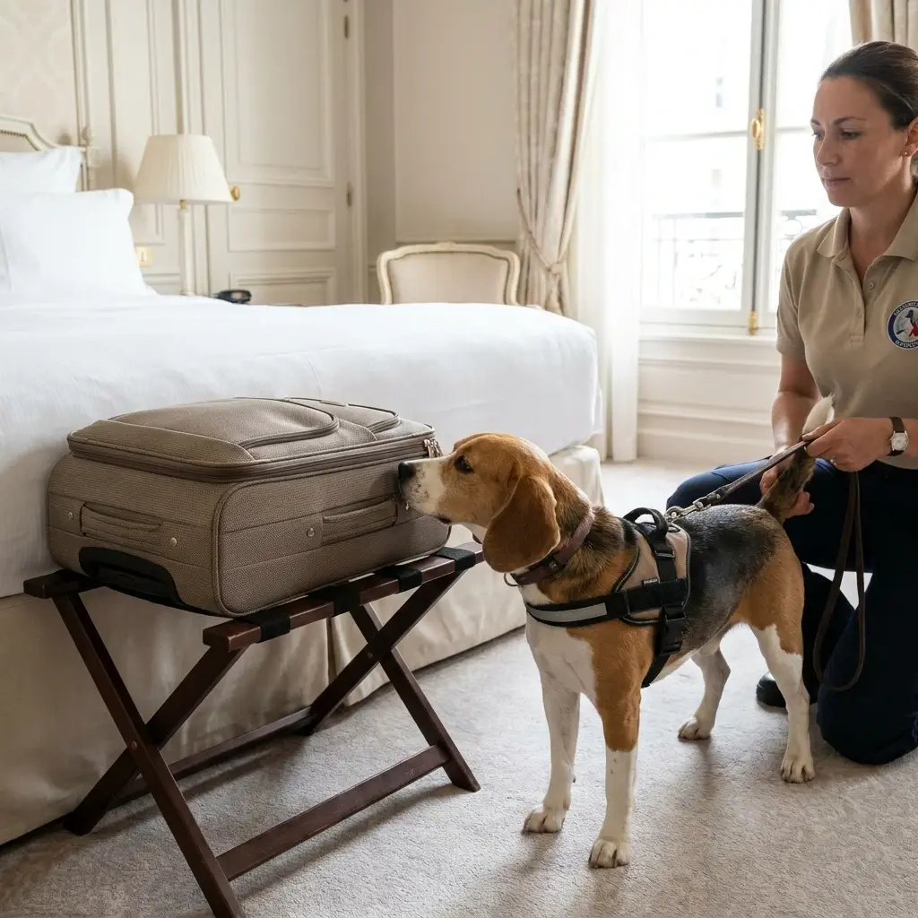 Comment se déroule la détection canine à Montesson ?