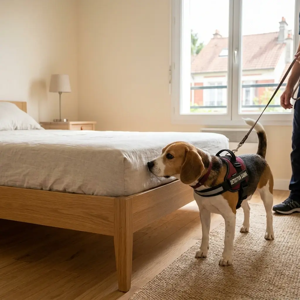 Comment se déroule la détection canine à Bougival ?