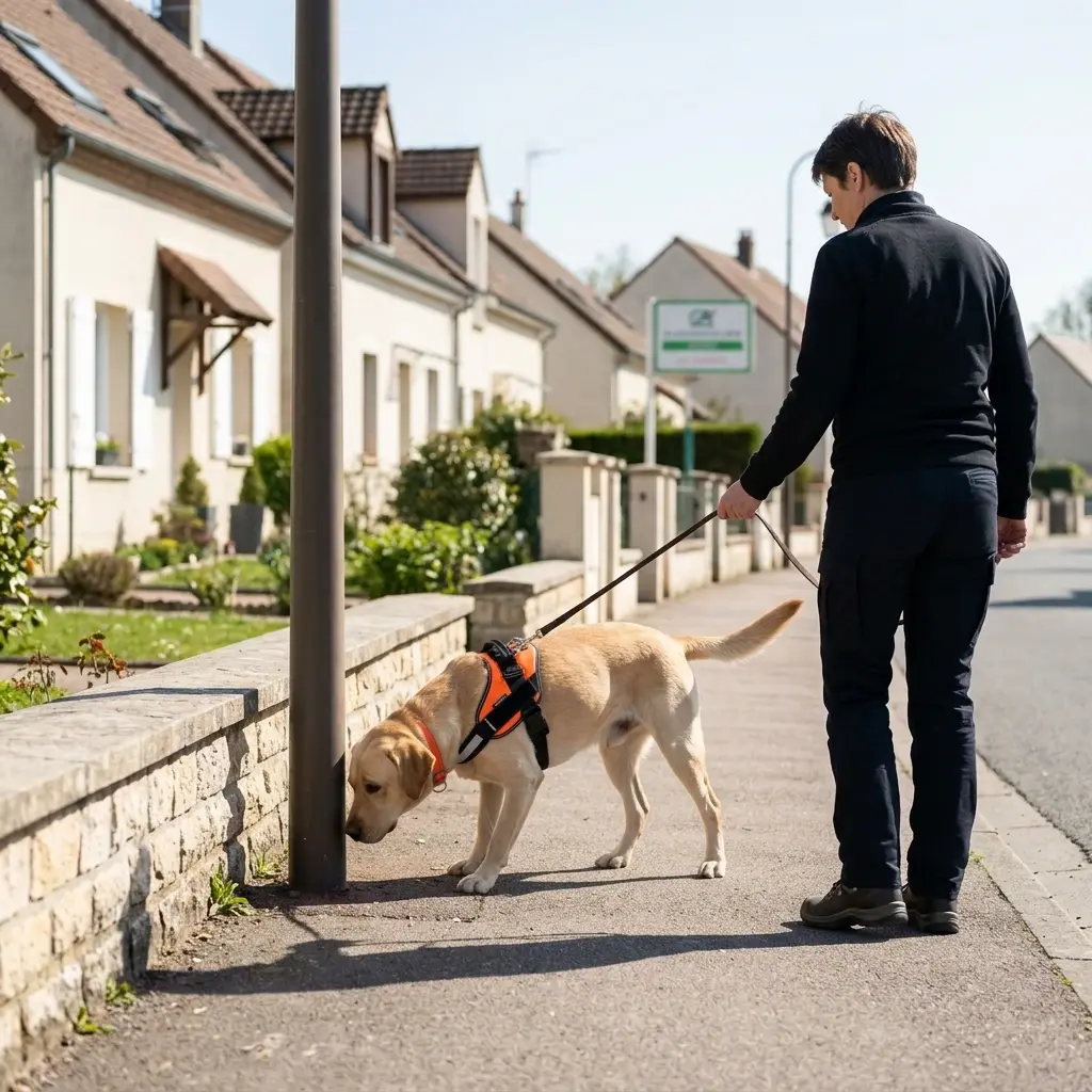 Le déroulement technique de la recherche canine