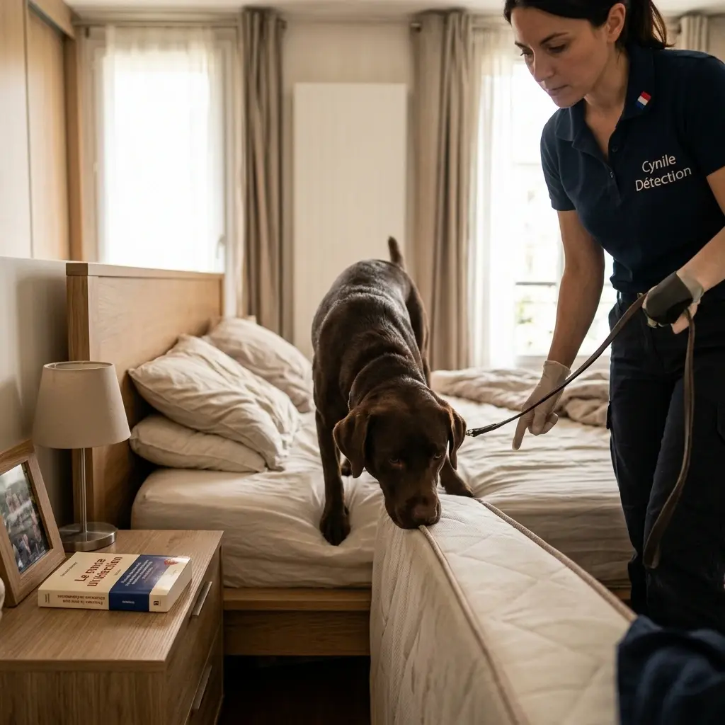 Comment réagir avant l'arrivée du chien détecteur ?