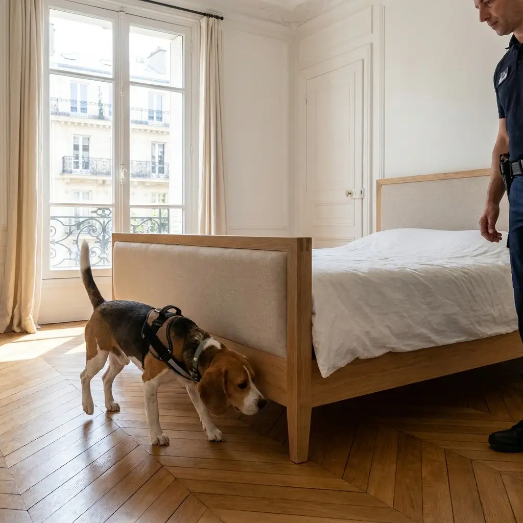 Détection canine punaise de lit Porcheville (78440)