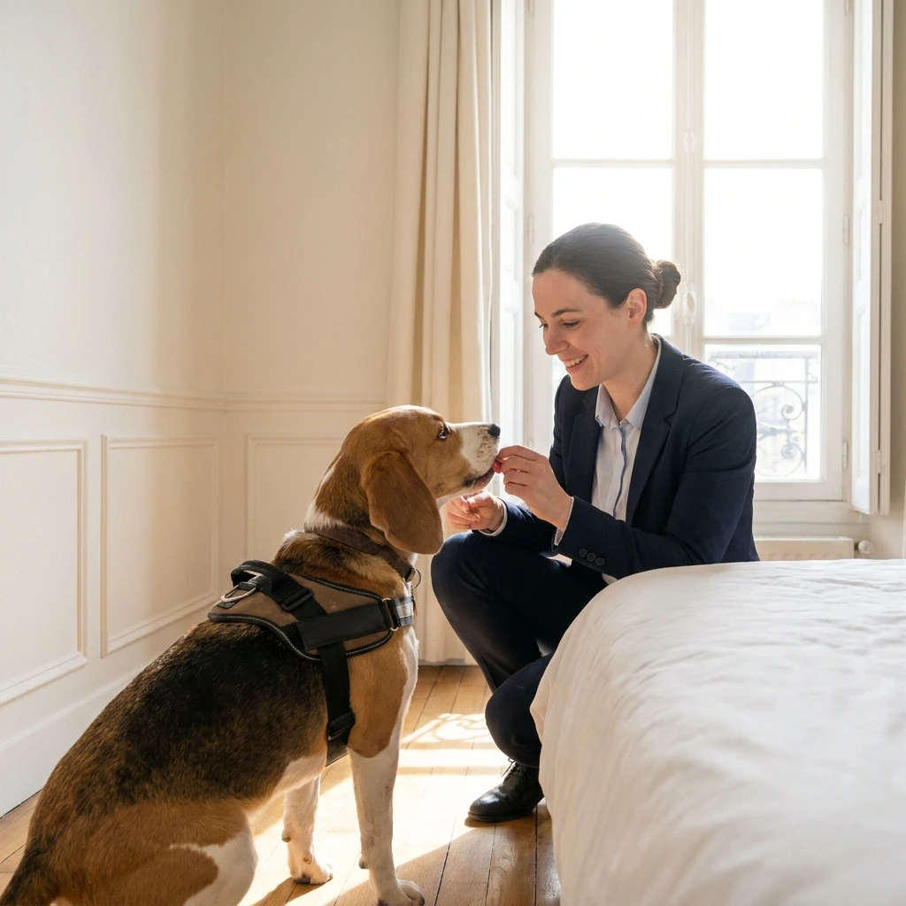 Une stratégie de repérage basée sur le flair canin