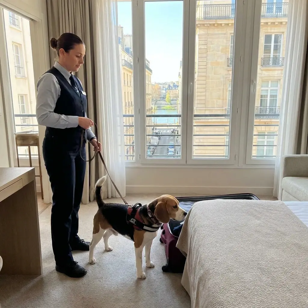 Comment se déroule la détection canine à Triel-sur-Seine ?