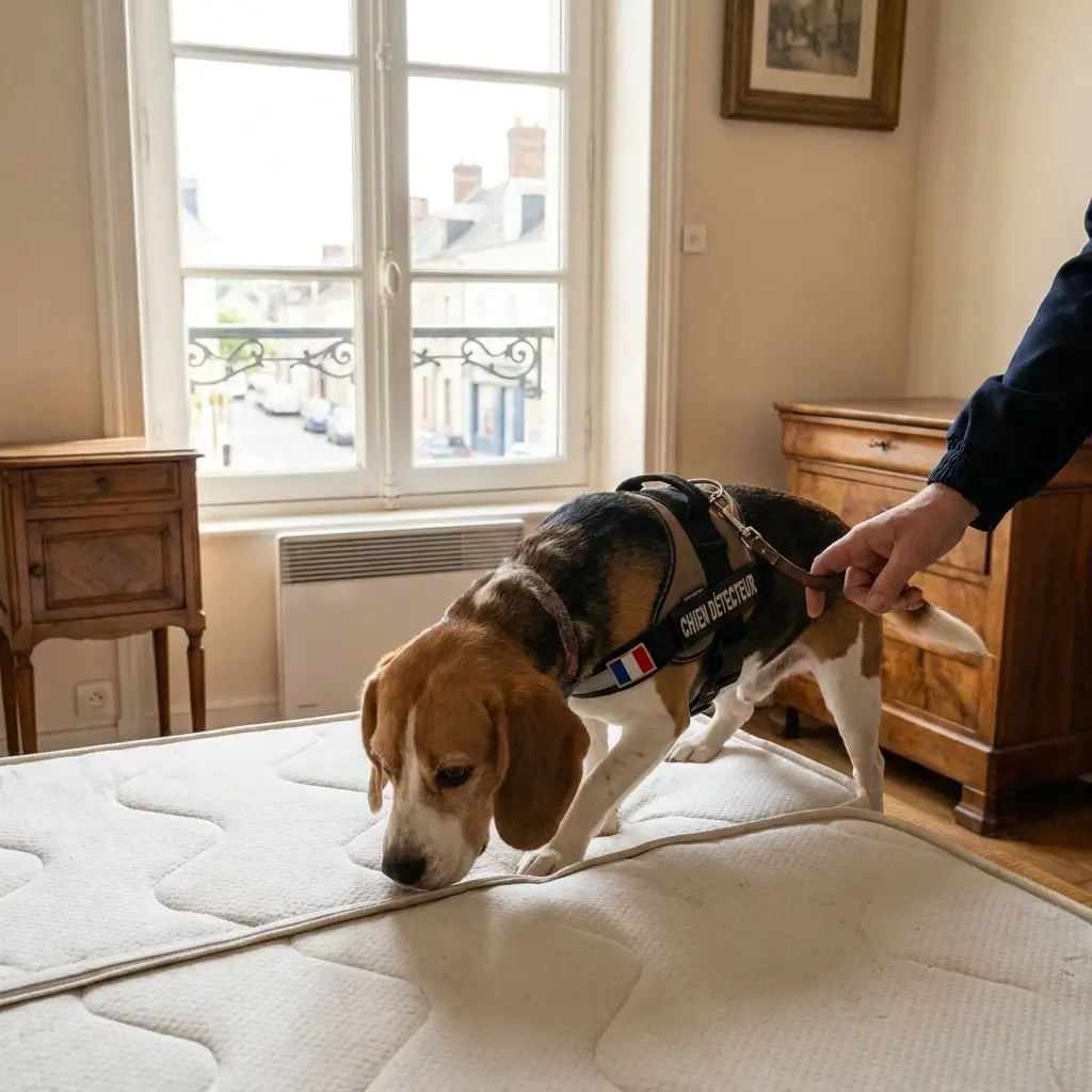 Le fonctionnement du flair canin contre les nuisibles