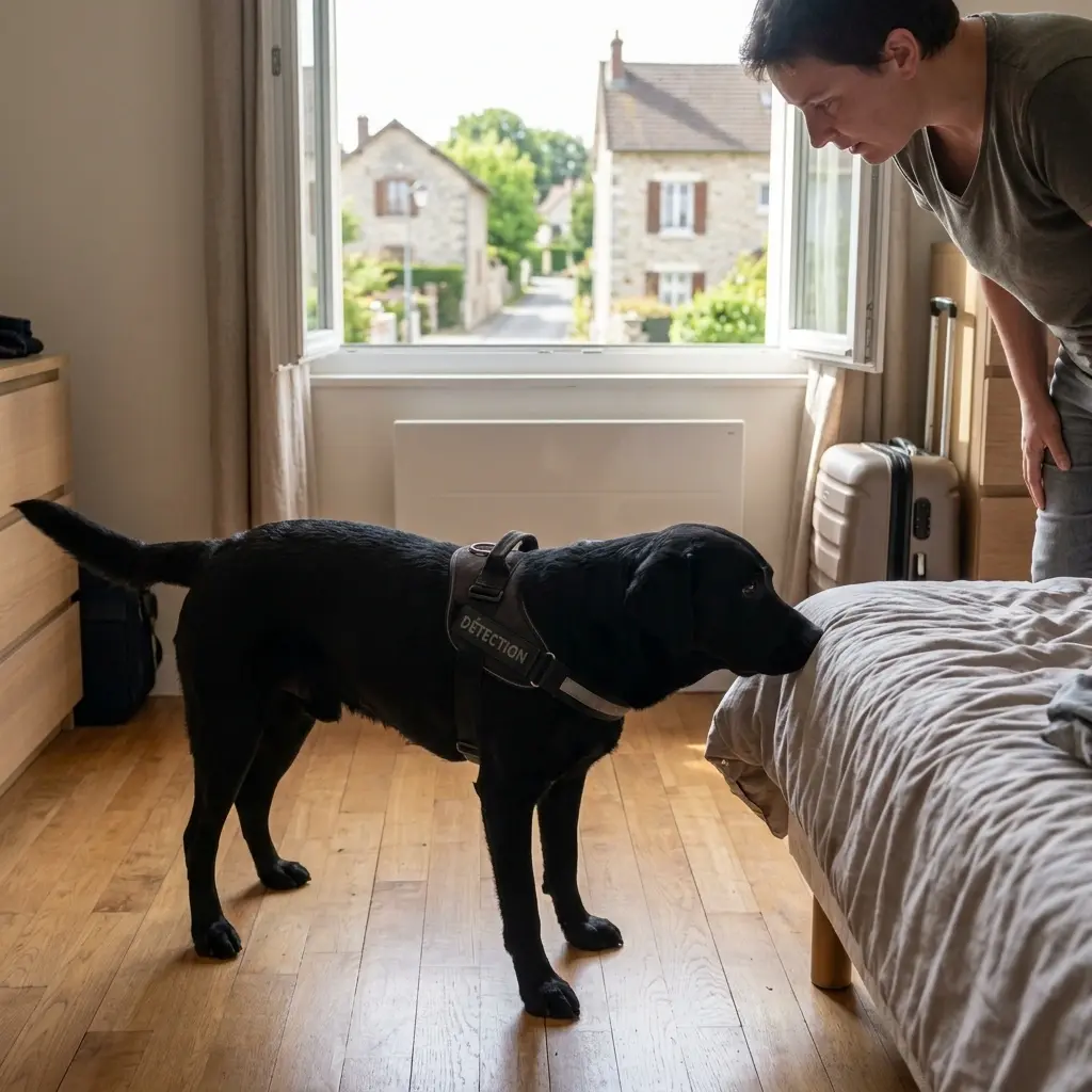 Comment se déroule la détection canine à Morainvilliers ?