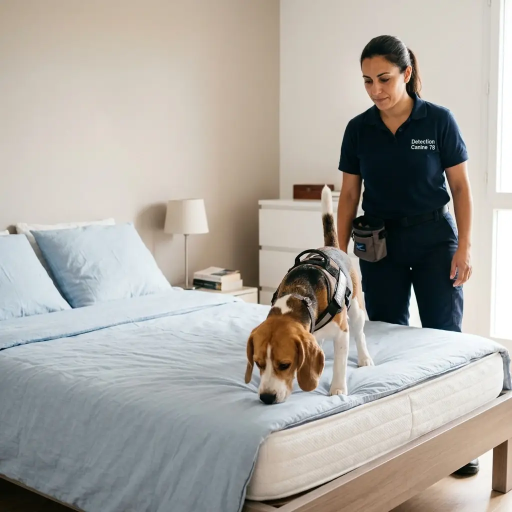 Comment se déroule la détection canine à Orgeval ?