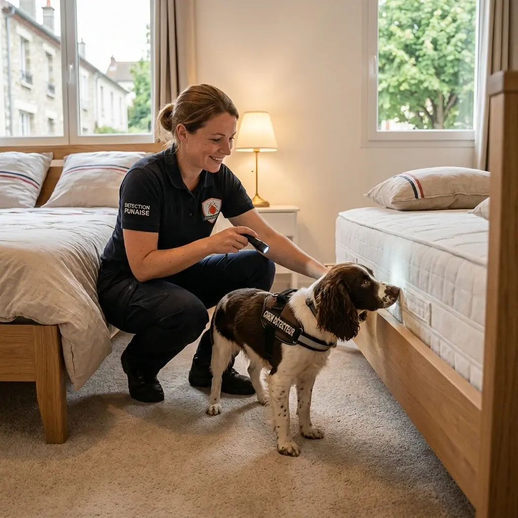 Détection canine punaise de lit Villennes-sur-Seine (78670)