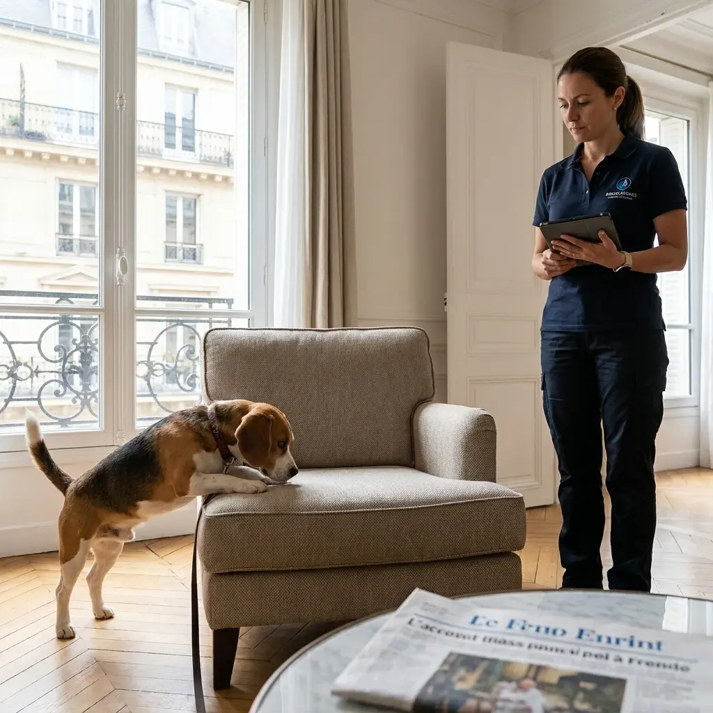 Le fonctionnement de la recherche canine sur place