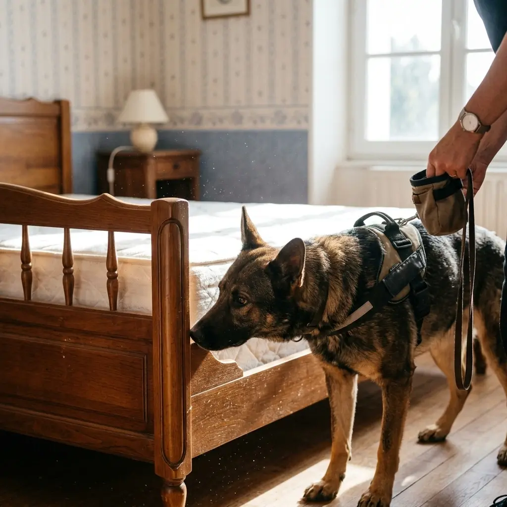 Pourquoi nous choisir pour la détection canine punaises de lit à Septeuil