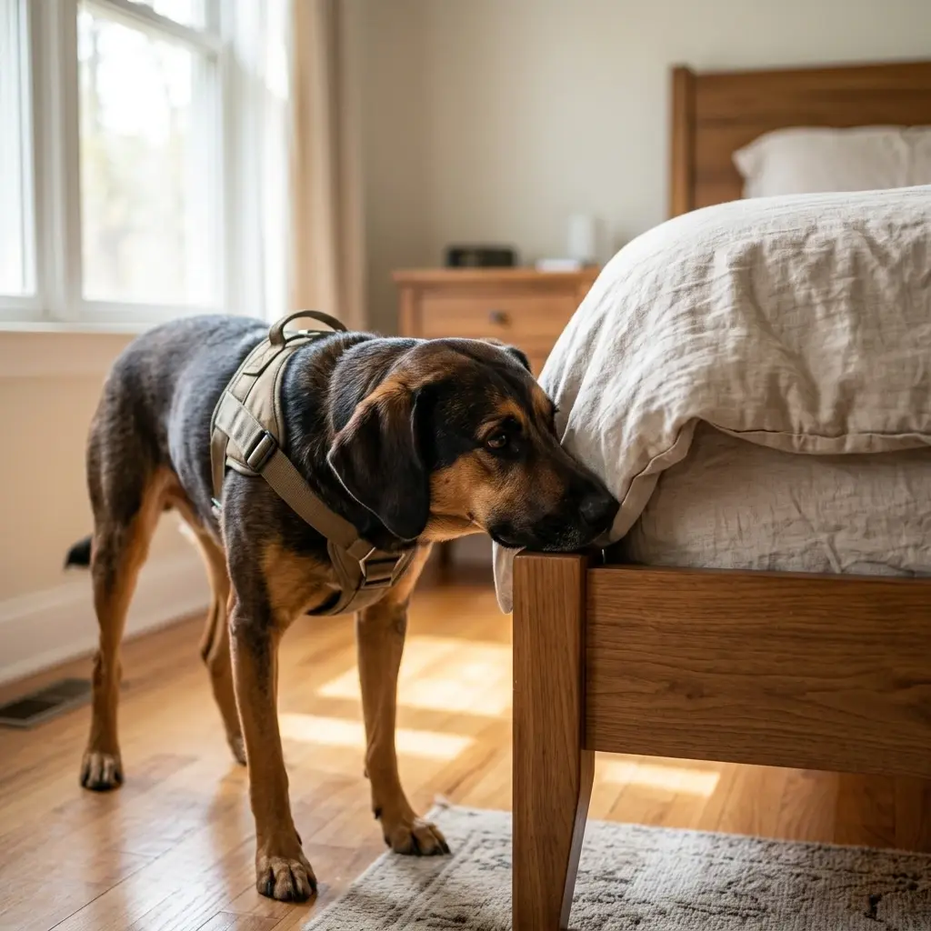 Comment fonctionne la recherche canine sur place