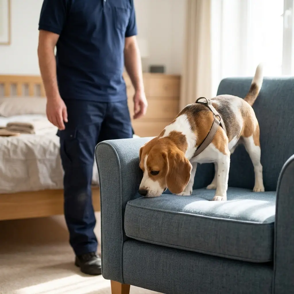 Comment se déroule la détection canine à Feucherolles ?