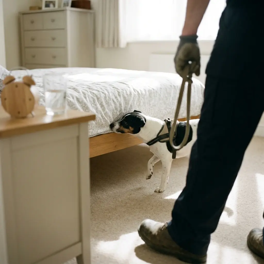L'efficacité du flair canin contre les nuisibles