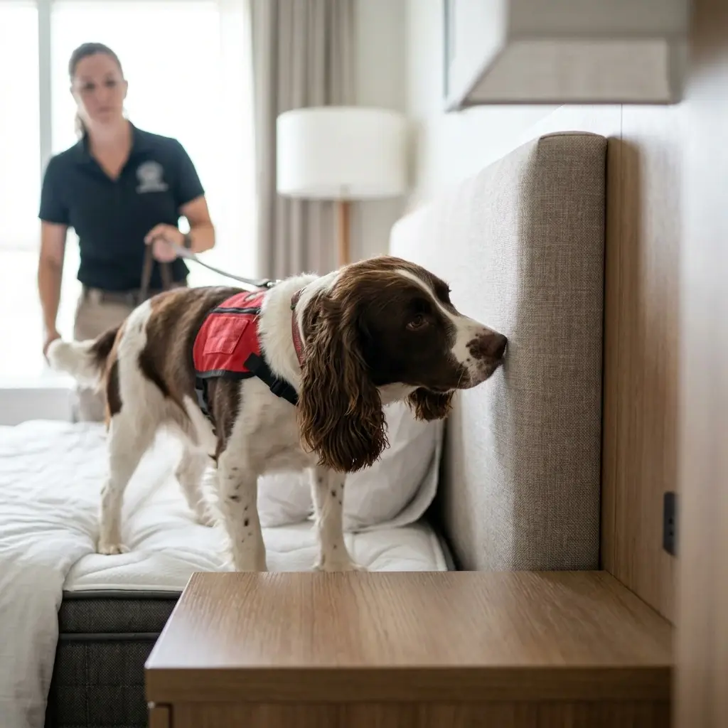Comment se déroule la détection canine à Freneuse ?