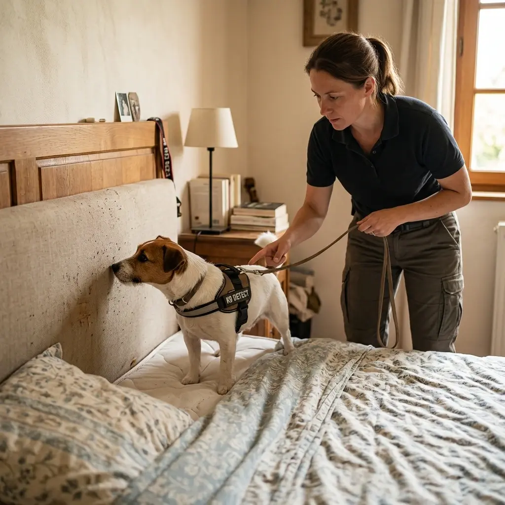 Comment se déroule la détection canine à Gambais ?