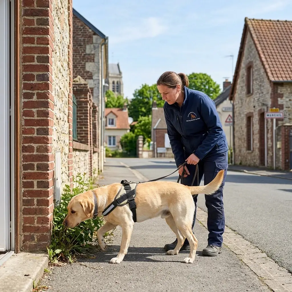 Comment se déroule la détection canine à Moreuil ?