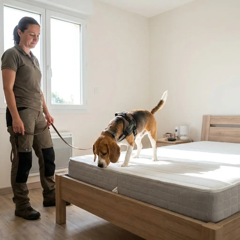 Comment se déroule la détection canine à Rosières-en-Santerre ?
