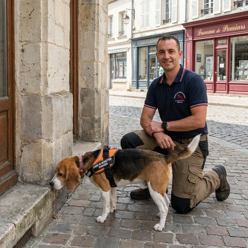 Comment se déroule la détection canine à Péronne ?