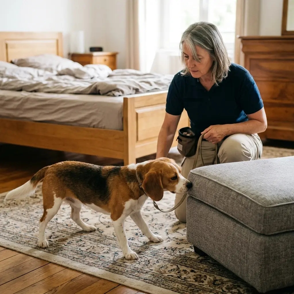 Comment fonctionne le flair du chien détecteur