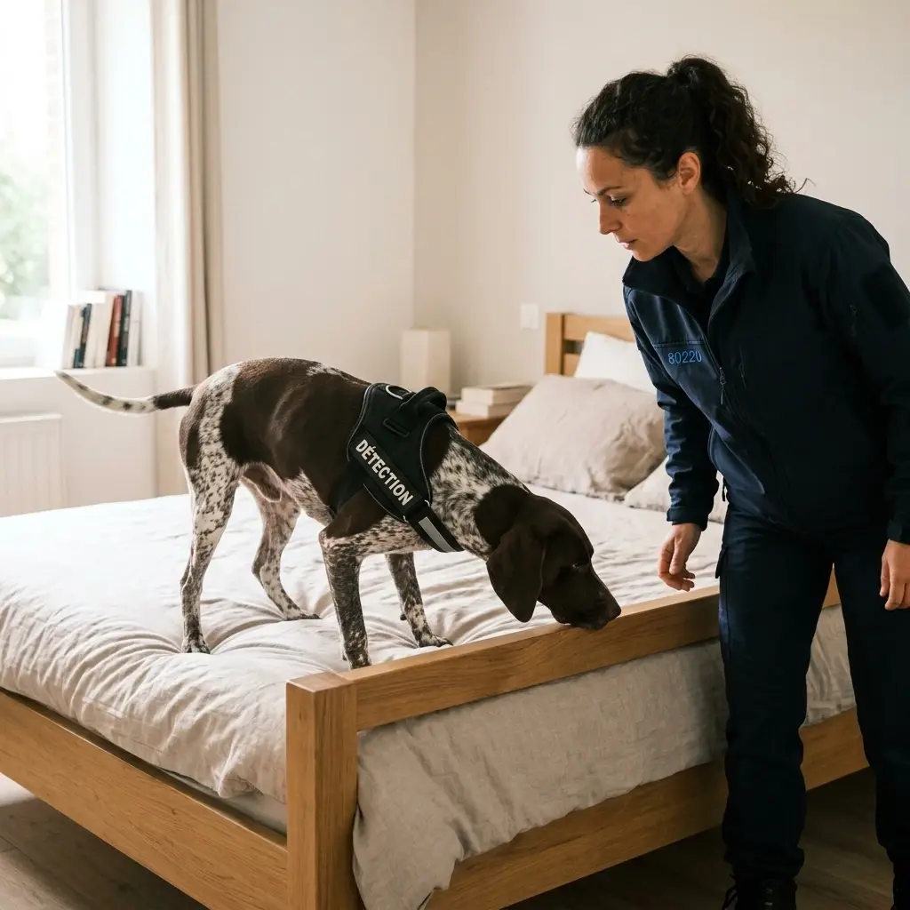 Détection canine punaise de lit Gamaches (80220)