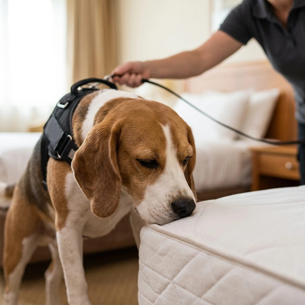 Comment se déroule la détection canine à Saint-Valery-sur-Somme ?
