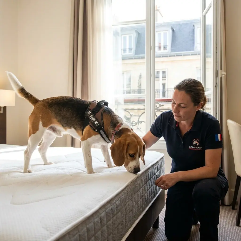 Comment se déroule l'intervention canine à Albert ?