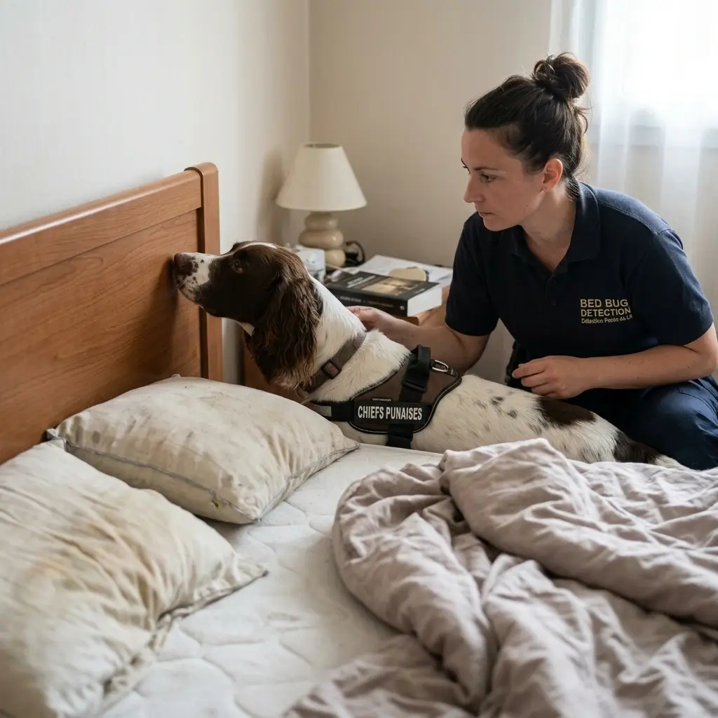 Comment se déroule la détection canine à Longueau ?